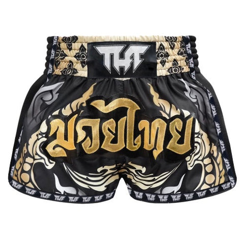 The classic-cut shorts are inspired by the golden era of Muay Thai in th...