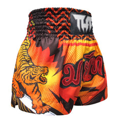 Tuff Muay Thai Shorts TUFF Orange Double Tiger Muay Thai Shorts