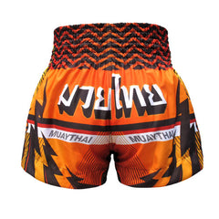 Tuff Muay Thai Shorts TUFF Orange Double Tiger Muay Thai Shorts