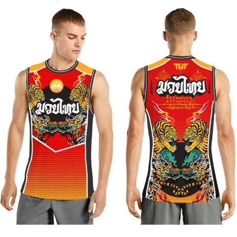 TUFF - Red Chinese Dragon Tank Top
Made in microfiber fabric. Lightweigh...