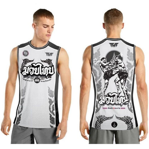 TUFF - 'The Great Hongsa' White Tank Top
Made in microfiber fabric. Ligh...