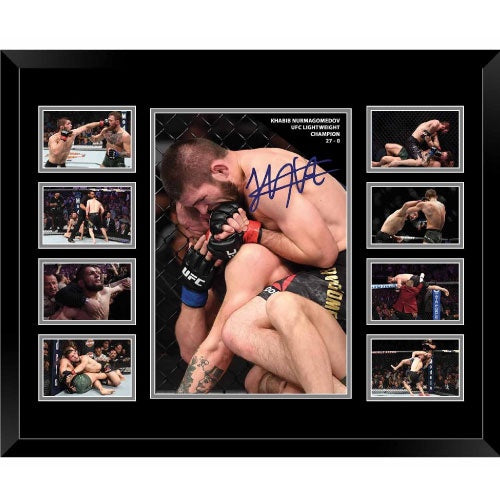 Khabib Nurmagomedov UFC 27-0 Signed Photo Framed Limited Edition - The Fight Factory