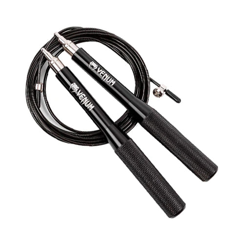 Venum Jump Ropes Black Venum Thunder Evo Jump Rope