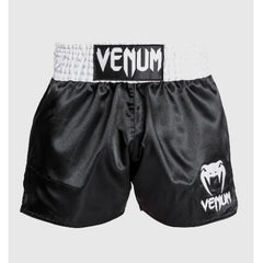 Venum Muay Thai Shorts Venum Classic Muay Thai Short Black/White/White