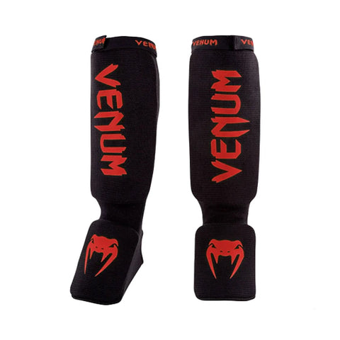 



The Venum Shin guards  Black / Red are the perfect compromise betwee...