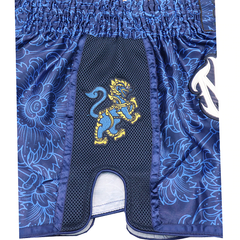 Wicked One Muay Thai Muay Thai Shorts Wicked One Lion Muay Thai Shorts Blue