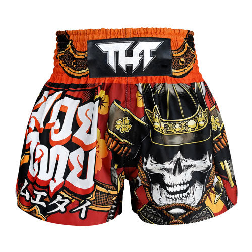 TUFF Muay Thai Shorts Samurai Skull